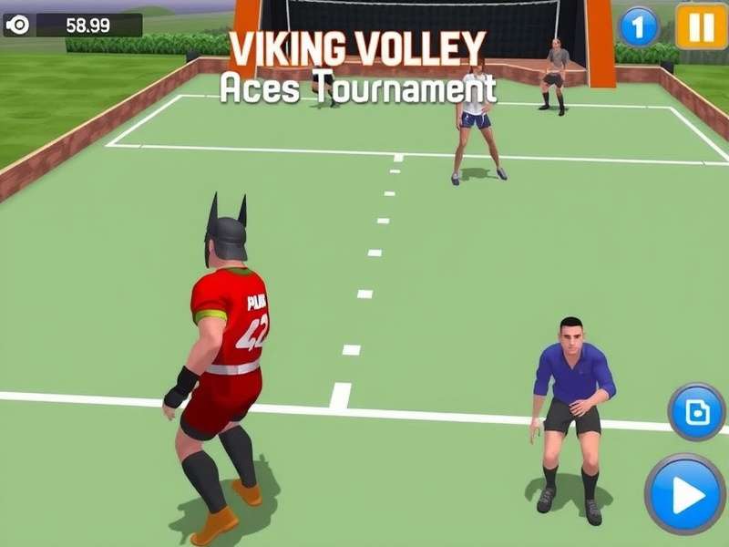 Viking Volley Aces Gameplay Screenshot